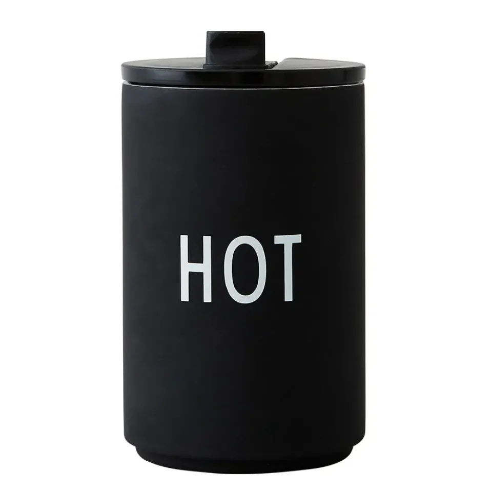 Design Letters Taza termo , Hot Negro Clearance