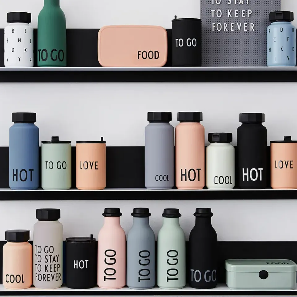 Design Letters Taza termo , Hot Negro Clearance