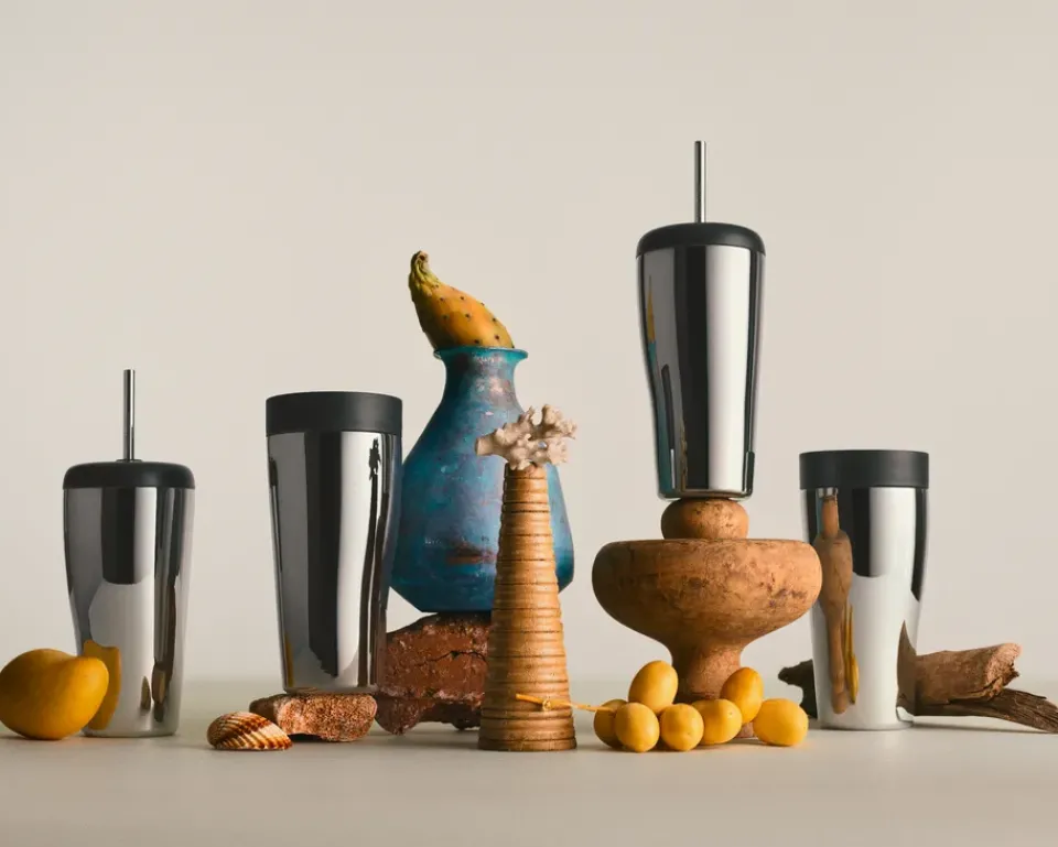Georg Jensen Tazas Portátiles Y Tazas Térmicas<Taza termo Sky 40 cl, Acero inoxidable Plateado