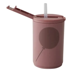 Design Letters Tazas Portátiles Y Tazas Térmicas<Taza térmica con pajita 33 cl, Ash rose Rosa