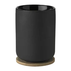Stelton Tazas Portátiles Y Tazas Térmicas<Taza térmica con posavasos Theo 25 cl, Black Negro
