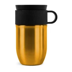 Sagaform Taza térmica para coche Ted 28 cm, Oro Color dorado Best