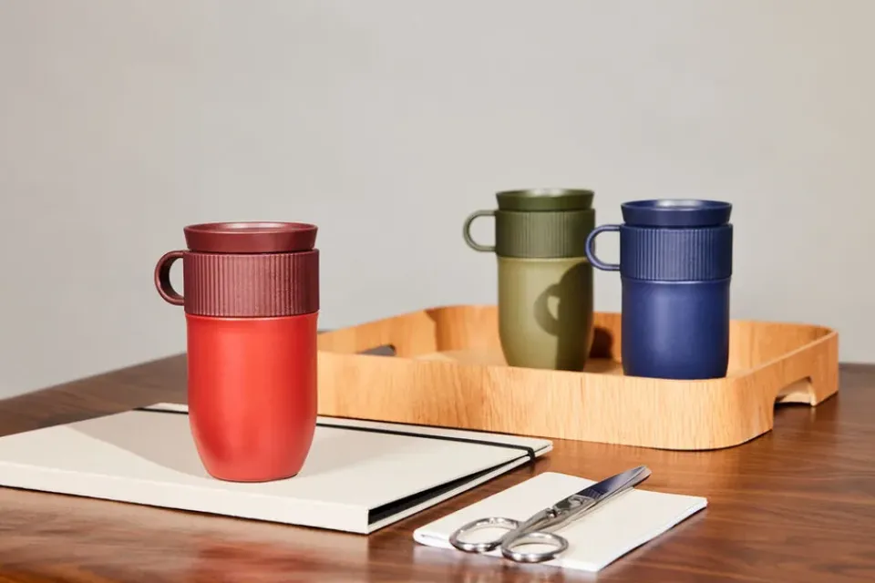 Sagaform Taza térmica para coche Ted 28 cm, Verde Online