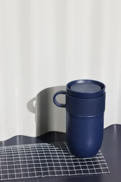 Sagaform Taza térmica para coche Ted 28 cm, Azul New