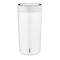 Stelton Taza térmica To Go Click 0,4 L, Chalk Blanco Hot