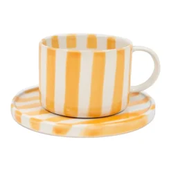 Olsson & Jensen Taza y platillo Monica, Amarillo Clearance