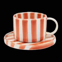 Olsson & Jensen Taza y platillo Monica, Óxido Naranja Clearance