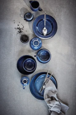Lene Bjerre Taza y plato Amera, Azul Discount