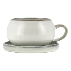Lene Bjerre Tazas De Té<Taza y plato Amera, White sands Blanco