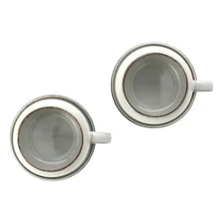 Lene Bjerre Tazas De Té<Taza y plato Amera, White sands Blanco
