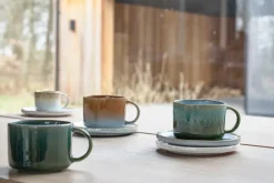 Villa Collection Tazas De Ponche Navideño|Tazas De Espresso<Tazas de espresso Styles 8 cl, 2-pack, Creme-sand BlancoBeige