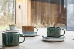 Villa Collection Tazas De Ponche Navideño|Tazas De Espresso<Tazas de espresso Styles 8 cl, 2-pack, Creme-sand BlancoBeige