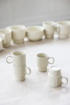 Sagaform Tazas De Ponche Navideño|Tazas De Espresso<Tazas espresso Coffee & More, 4-pack, Beige
