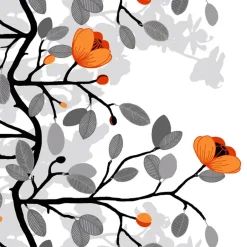 Arvidssons Textil Telas Por Metro<Tela Ofelia, Naranja