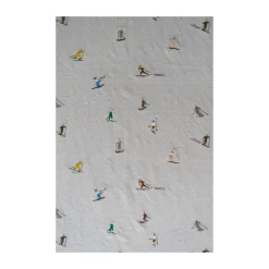 Fine Little Day Telas Por Metro|Telas De Navidad<Tela Skiers, Natural Beige