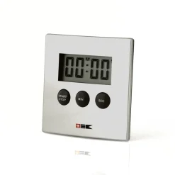 Bengt Ek Design Termómetros Y Temporizadores<Temporizador digital plástico Bengt Ek, plástico con frontal de aluminio Plateado