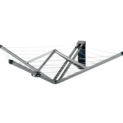 Brabantia Tendedero WallFix 24 m con funda de tela, Gris