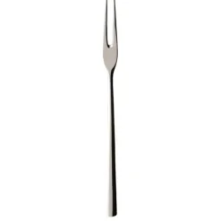 Villeroy & Boch Cubiertos De Servir<Tenedor de carne Piemont grande, acero inoxidable Plateado