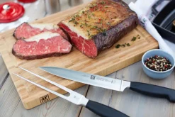 Zwilling Barbacoas<Tenedor de carne Four star 18 cm, Acero inoxidable Plateado