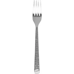 Broste Copenhagen Cubiertos De Mesa<Tenedor de mesa Hune, Brushed satin hammered Plateado