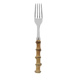 SABRE Paris Cubiertos De Mesa<Tenedor de mesa Panda, acero inoxidable-bambú PlateadoBeige