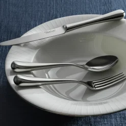Robert Welch Tenedor de mesa Radford Air brillante, acero inoxidable Plateado