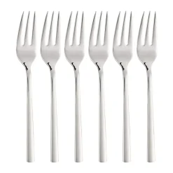 Dorre Tenedores de postre Victoria, 6-pack, 15 cm, Acero inoxidable 18/10 Plateado Best