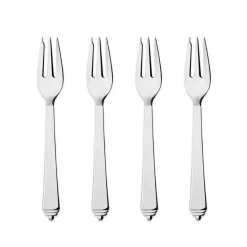 Georg Jensen Tenedores para tarta Pyramid, set de 4 Plateado Discount