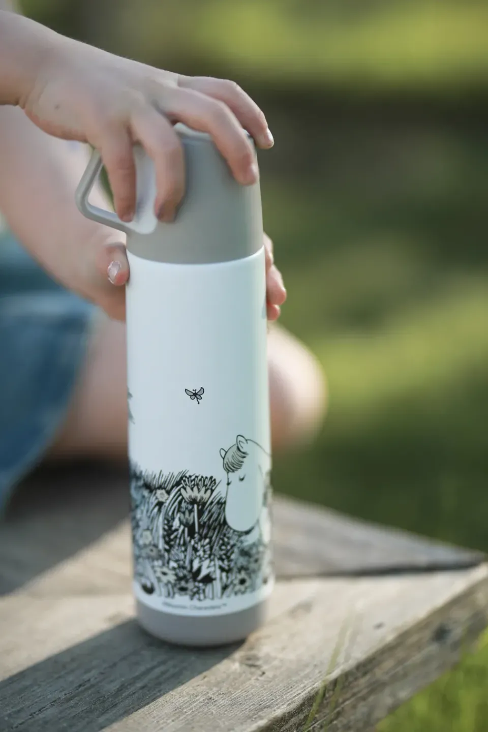 Rätt Start Termo Mumin Graphic 50 cl, Blanco-negro NegroBlanco Outlet