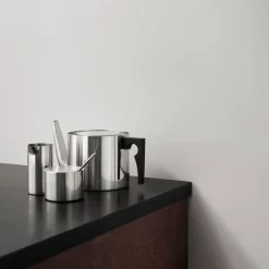Stelton Teteras<Tetera AJ cylinda-line, acero inoxidable Plateado