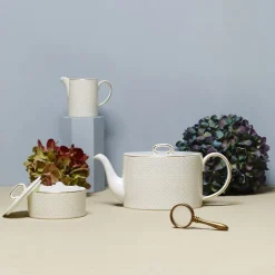 Wedgwood Tetera Arris, Blanco New