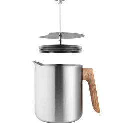 Eva Solo Cafeteras Y Cafeteras De Émbolo<Tetera de émbolo Nordic Kitchen, acero inoxidable Plateado
