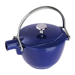 STAUB Teteras<Tetera de hierro fundido redonda 1,15 L, oscuro Azul