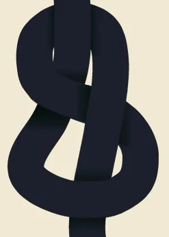 Paper Collective Láminas Y Pósteres<The Knot, 70x100 cm Azul