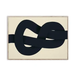Paper Collective The Knot, 30x40 cm Azul Outlet