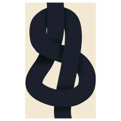 Paper Collective The Knot, 50x70 cm Azul Outlet