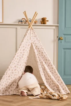 Kid's Concept Tienda tipi Kid's Base 100x95x140 cm, Prick Blanco Discount