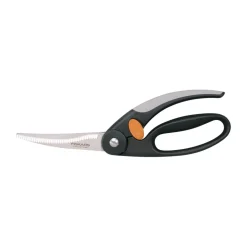 Fiskars Tijeras<Tijeras para aves Functional Form renew, 25 cm NegroGris