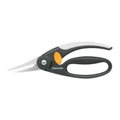 Fiskars Tijeras para pescado Functional Form renew, 22 cm NegroGris