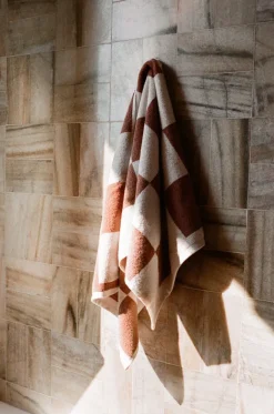 HAY Toallas De Mano Y Cortesía<Toalla Check 50x90 cm, Cappuccino Marrón