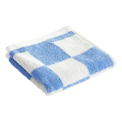 HAY Toallas De Mano Y Cortesía<Toalla Check 30x30 cm, Sky blue Azul