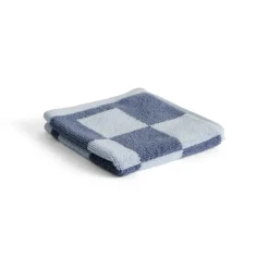 HAY Toallas De Mano Y Cortesía<Toalla Check 30x30 cm, Steel blue Azul