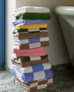 HAY Toallas De Baño|Toallas De Mano Y Cortesía<Toalla de baño Check 70x136 cm, Cappuccino Marrón
