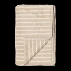 Scandi Living Toalla de baño Drift 70x140 cm, Beige-blanco BeigeBlanco Best