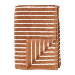 Scandi Living Toalla de baño Drift 70x140 cm, Marrón-blanco MarrónBlanco Sale