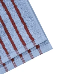 Scandi Living Toallas De Mano Y Cortesía|Toallas De Baño<Toalla de baño Drift 70x140 cm, Azul-rojo AzulRojo