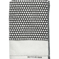 Mette Ditmer Toalla de baño Grid 70x140 cm, -off white Negro Discount