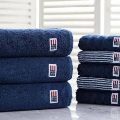 Lexington Toalla de baño Icons Original 100x150 cm, Navy Azul Discount