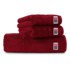Lexington Toalla de baño Icons Original 70x130 cm, Wine Rojo Sale
