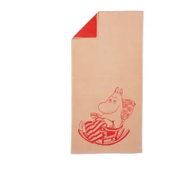 Moomin Arabia Toallas De Baño<Toalla de baño Mumin 70x140 cm, Mamá Mumin melocotón Rojo
